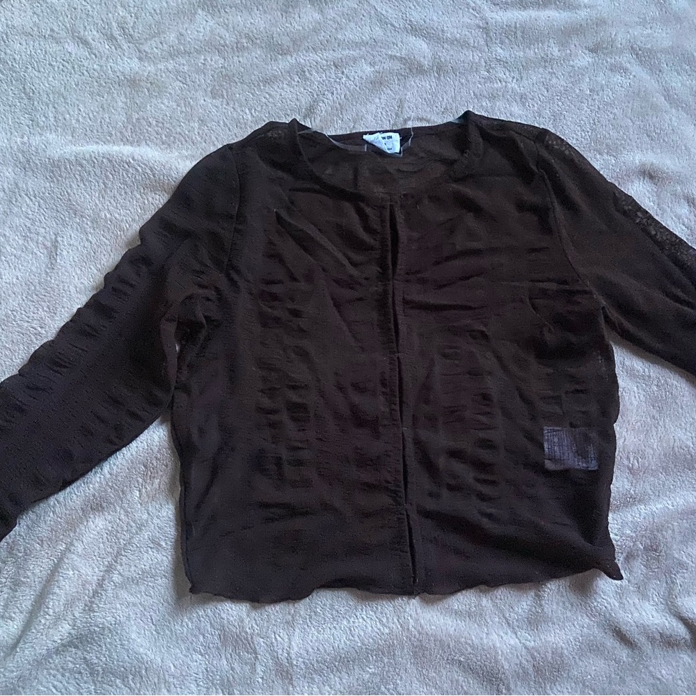 Cotton on brown top